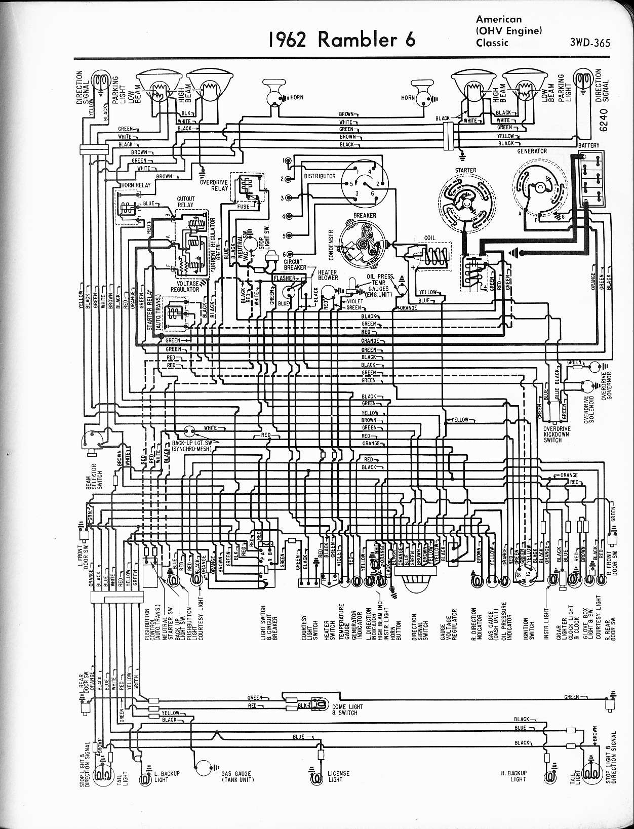 Rambler wiring diagrams - The Old Car Manual Project